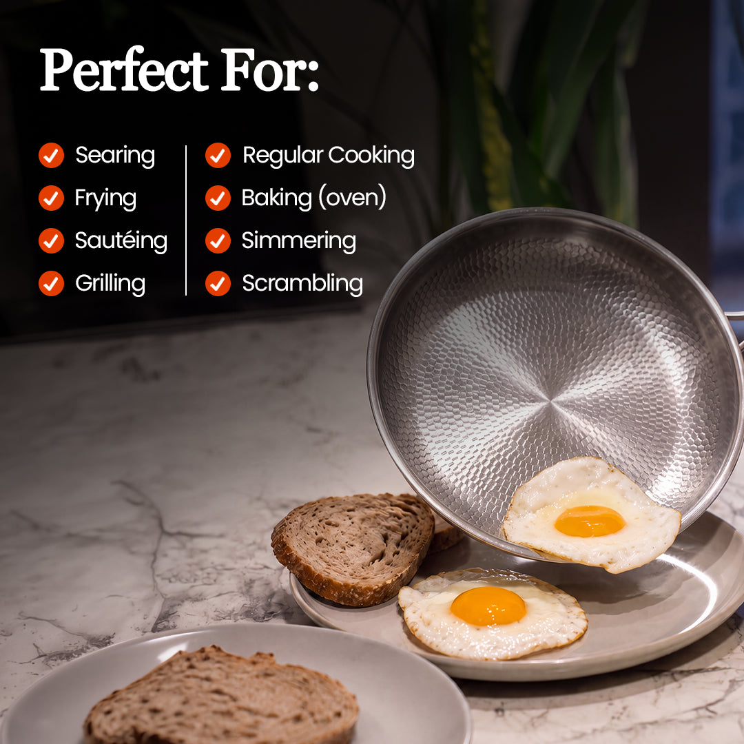 Nonna's - Titanium Hammered Pan