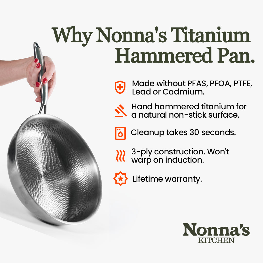 Nonna's - Titanium Hammered Pan